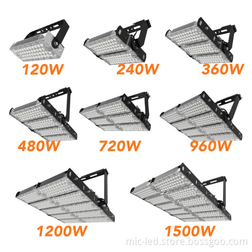 IP65 Led Outdoor Floodlight High Mast Light for Stadium Basketball Court Lighting
